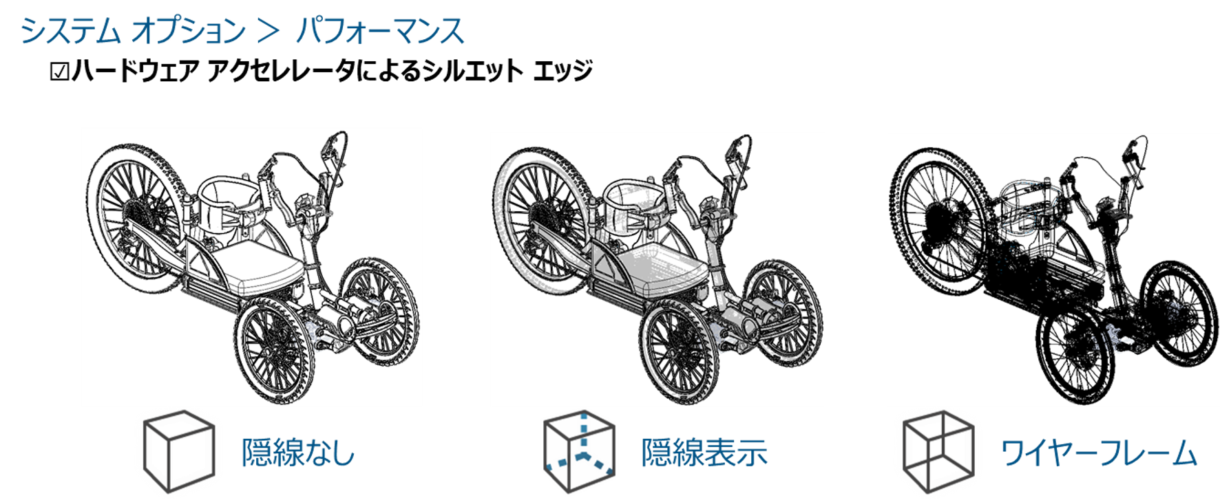 SOLIDWORKS 2024 描画パフォーマンスの向上