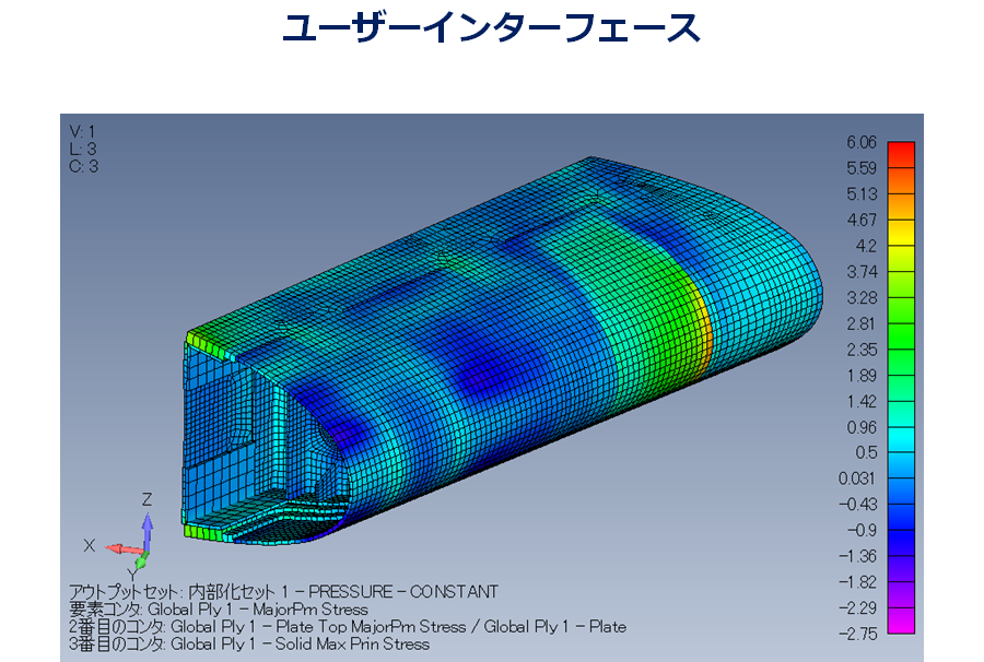 Simcenter Femap 使いやすいユーザーインターフェース