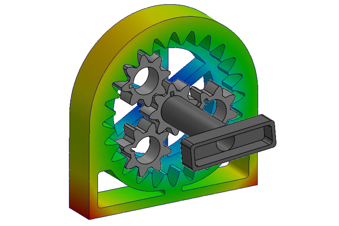 SOLIDWORKS Simulationによるギアの構造解析