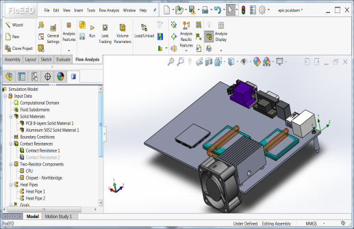 Simcenter FLOEFD Standalone インターフェース