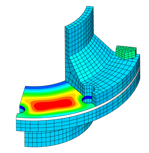 Abaqus ガスケットシーリング