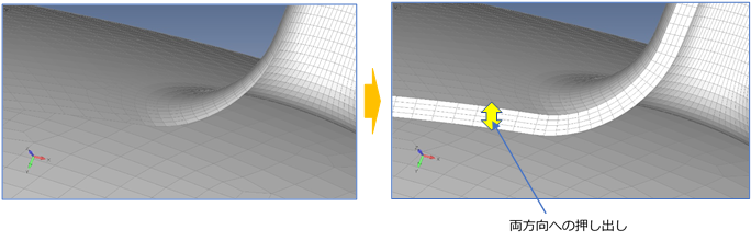 Femap2019エレメント押し出し―新オプション