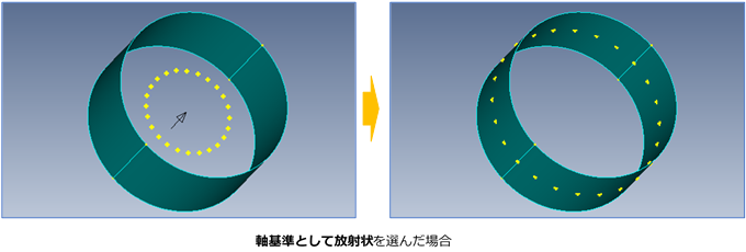 Femap2019ポイントとノードの投影