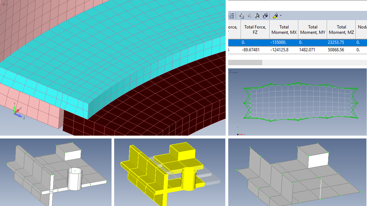 Femap2020 メッシュ スウィープ
