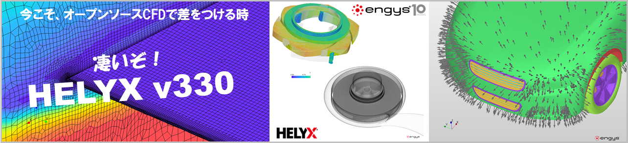 HELYX v3.3.0機能